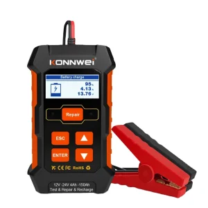 KONNWEI KW520 Car Diagnostic Tool Battery Tester Charger with 7-Stage Charging 24v 12v 5a 10a Repair Function