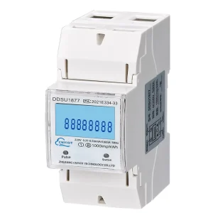 KWH 50Hz Single Phase Home Office Energy Meter WiFi+ 1.0 Accuracy 60A Max Current DIN Rail Installation Pulse Output