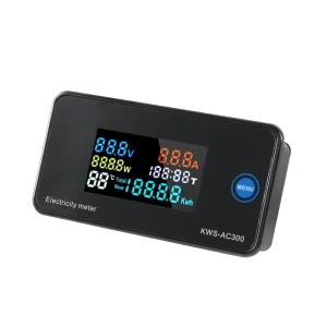KWS-AC300 AC Voltage and Current Meter 100A Multi functional Power Meter AC Digital Voltage Meter