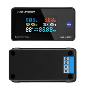 KWS AC300 AC Voltage and Current Meter 100A Multifunctional Power Meter AC Digital Voltage Meter 20A