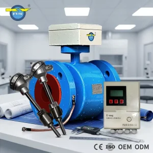 KY Smart BTU Meter Electromagnetic Heat Meter Flowmeter MODBUS RS485 Pulse Output for Hot Chilled Water Energy Monitoring