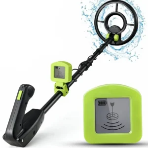 Kids Educational Handheld Metal Detector 12cm Sensitivity 7.4 inch Search Coil IP68 Waterproof for Outdoor Exploration