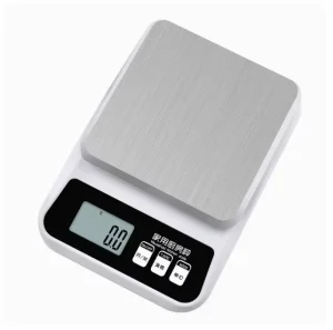 Kitchen Electronic Scale Small 0.1g Food Weight 10KG Stainless Steel ABS Auto Shut Portable Lightweight Non-Slip Platform Smart
