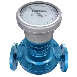 LC Digital Flow Meter LCD Display Stainless Steel 24V DC Battery Powered DN40 Flange Connection for Water OEM