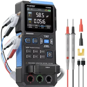 LC1020E LCR High Precision Handheld Bridge Tester 100HZ-100KHZ 100 Ω Intelligent Multimeter Upgrade Comparison Function