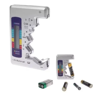 LCD Digital Battery Tester C AA AAA D N 9V 6F2 1.55V Button Cell Battery Capacity Testing Tool Universal Battery Detector