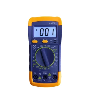 LCD Digital Multimeter AC DC Voltmeter Ammeter Ohmmeter Volt Tester Leads Meter