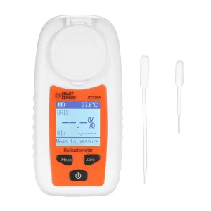LCD Digital Refractometer Brix Meter Fruit Juice Beverage ATC Sugar Content Measuring Instrument 35% Saccharometer