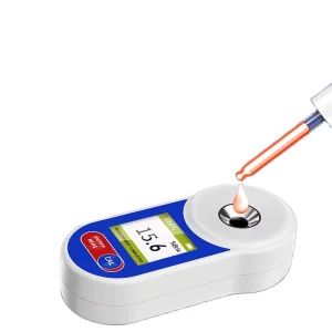 LCD Digital Refractometer Portable Handheld Refractometer ATC Sugar Percent Tester 0 35% Brix Range