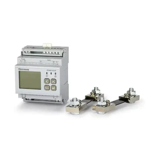 LCD Display Din Rail 5-1000V DC Energy Power Meter for Dual Channel EV Charging Station/Solar PV