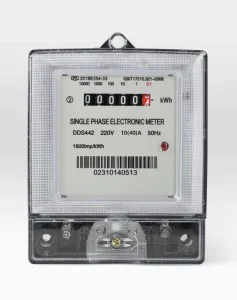 LCD Display Single Phase Power Meter 40A for Home Energy Management and Usage Statistics 220V HUIXIA DDS