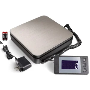 LCD Rechargeable Battery Powered Epoxy Painted SK Model 40kg 2g 20kg 1g Wireless Floor Parcel Weighing Postal Scale