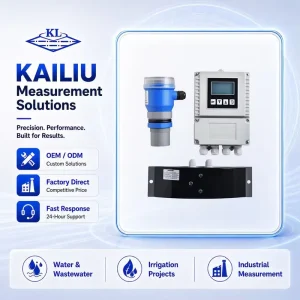 LDM-51 Stainless Steel Water Electromagnetic Open Channel Flow Meter Flow Measurement System LCD Digital Display 1.5%
