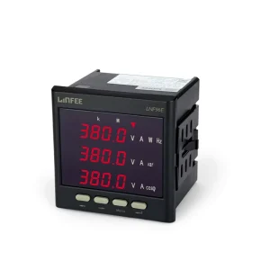 LED Digital Display 3 Phase 0.5S Accuracy Multi Functional Panel Energy Meter