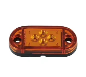 LED Truck Light SAE DOT Trailer Side Marker Indicators Light Car Signal Brake Rear Warning Tail Light 4LED Lamp