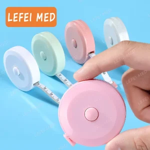 LF9118B Portable 1.5 Meter Measurement Tape Medical Nurse Tape Measures Ruler Sewing Soft Tape Measure Double Scale Body
