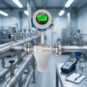 LH2 U-Shaped Gas/Liquid Coriolis Mass Flow Meter for Hydrogen Refueling with HART Protocol