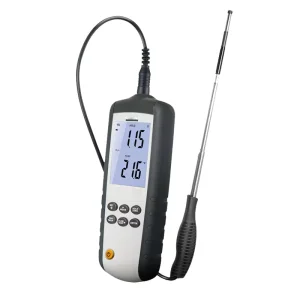 LOOBO DT 3880 Handheld Industrial Anemometer Airflow and Temperature Meter Wind Speed Analyzer