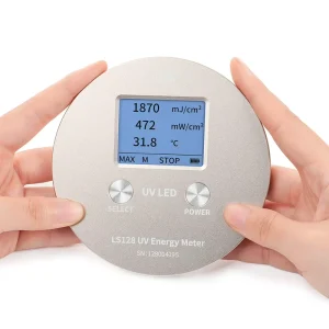LS128 UVALED Lamp Intensity Power Meter Digital 340nm to 420nm Light UV Power Puck Radiometer Integrator UV Energy Meter
