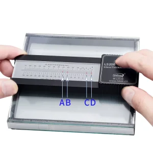 LS200 Glass Thickness Meter Lazer Glass Measurement Gauge Glass Thickness Gauge Suppliers