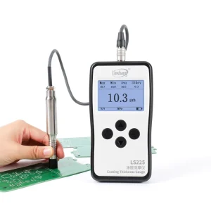 LS225 N1500 NFe Professional PCB Coating Thickness Measurement Aluminum Coating Thickness Gauge