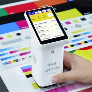 LS372 4mm Aperture Touch Screen APP Colorimeter for Printing Paper Packaging CIE LAB Color Difference Comparison