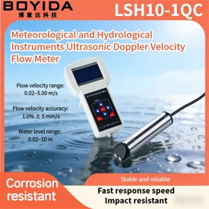 LSH10 1QC Meteorological and Hydrological Instruments Ultrasonic Doppler Velocity Flow Meter Easy to Install