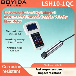 LSH10-1QC Meteorological and Hydrological Instruments Ultrasonic Doppler Velocity Flow Meter Operating with Host