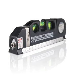 LV03 Laser Level Pro 3 Hand Measuring Tool High Precision Black ABS Ruler Cross Straight Multifunctional Tripod
