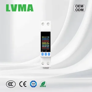 LVMA LMB4-63W Smart WiFi Energy Meter Class 1.0 1-63A Tuya Smart Life APP DIN Rail Remote Control Single Phase Power Monitor