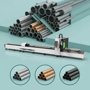 LX62TE 3000w Laser Fiber Metal Tube Cutter Machine Price Tube Fiber Laser Cutting Machine