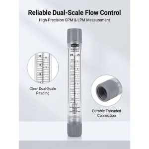 LZM 15G 0.3 3GPM 1 11LPM Tube Type Flow Meter