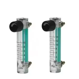 LZM-6T O2 Flow Meter for Oxygen Concentrator Medical Use OEM Customizable Variable Area Type Accuracy +/-5% 5-10 LPM