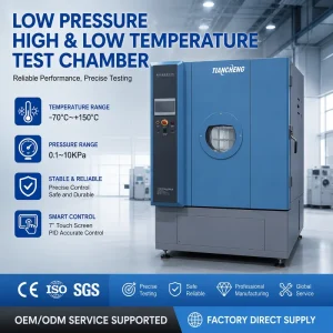 Lab Equipment Temperature High Altitude Low Pressure Simulation Environmental Climate Test Chamber