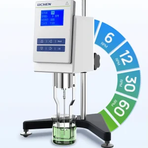 Lab Instrument Tester with Temperature Sensor Paint Viscosity Tester Digital Viscometer Ndj 8s