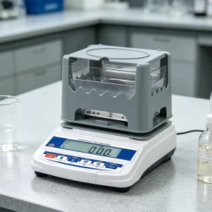 Lab Multifunctional Density Meter High Precision LCD Display Solid Liquid Dual Use Densitometer Testing Equipment