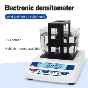 Lab Multifunctional Density Meter High precision LCD Display Solid Liquid Dual use Densitometer Testing Equipment