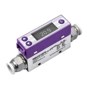 Laboratory Digital Display Thermal Gas Mass Flow Meter for Compressed Air Oxygen Nitrogen with Rotor Sensor