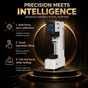 Laboratory Double objective Double pressure head Touch screen Digital Display Automatic Turret Brinell Hardness Tester