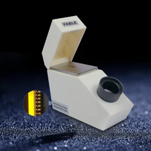 Laboratory Gem Refractometer With Adjustable Built in LED Light Jewelry Identifier Tester Testing Instrument 0.002 Accuracy