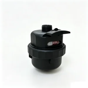 Laboratory Precision Measuring Volumetric Water Meter Brass Plastic Body Dry Type Piston Water Meter