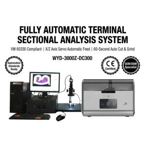 Laboratory Wire Terminal Crimp Cross Section Analyzer Integrated Automatic Preparation & Analysis System