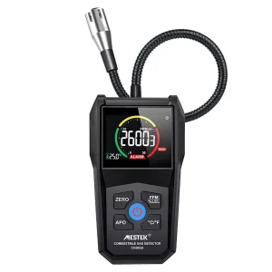 Laboratory and Household Use CH4 C2H40 Ethanol Coal Combustible Gas Detector with Metal and ABS Construction and 0 100% LEL Alarm