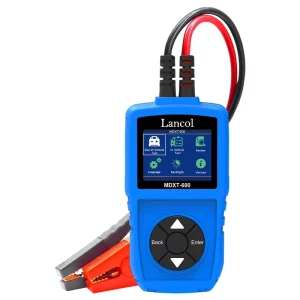 Lancol MDXT 600 Digital Intelligent 12V Battery Capacity Tester Color LCD Display Auto Cranking System Tester Battery Tester