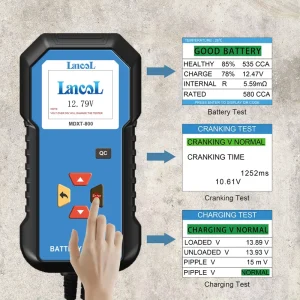 Lancol MDXT-800 12V Digital Lithium Battery Level Indicator Car Battery Tester Analyzers Battery CCA Meter