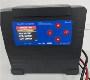 Lancol Smart 12V 15A Lithium Battery Tester Charger with US Plug 40 2000CCA 2 200Ah Voltage Indicator Screen Display