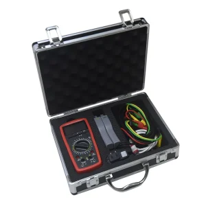 Large Caliber Digital Alternating Voltage Motor Voltammetry Meter Double Clamps Volt-Ampere Meter Phase Voltmeter Clamp Meters