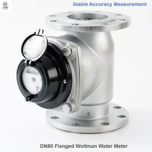 Large Caliber Water Flow Meter Multi Jet Mechanical Water Meter Low Maintenance OEM Support Industrial Water Meter