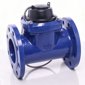 Large Diameter Photoelectric Direct Reading Cold Water Meter Grey Cast Iron Flanged Water Meter IP68 Support OEM RS485