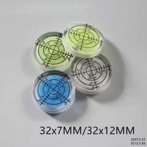 Large Diameter Universal Bubble Level Bullseye Level with Small Scale for Leveling